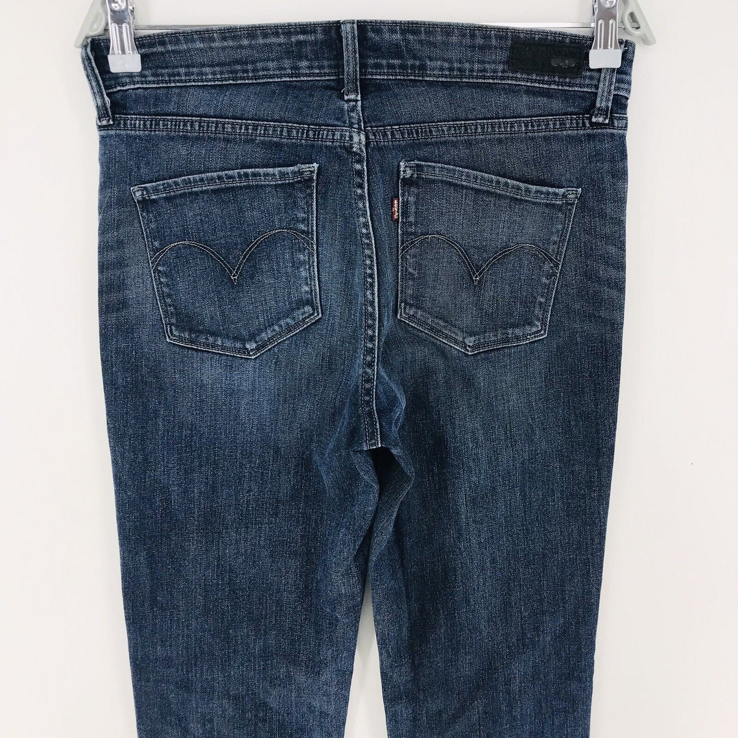 Levi's Demi Curve Damen Jeans mit mittelhohem Bund und gerader Passform, Dunkelblau, Größe W29 L34