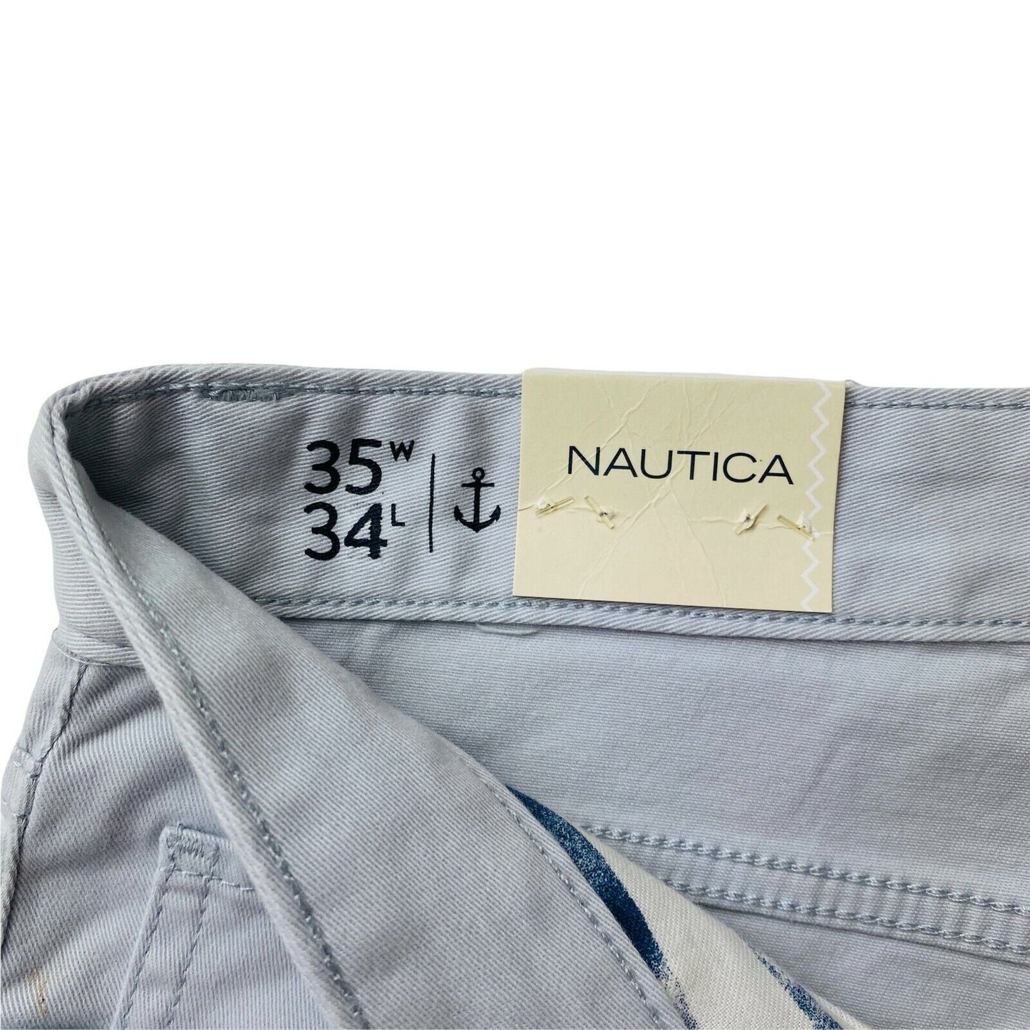 NAUTICA Grey Stretch Slim Tapered Fit Jeans Size W35 L34