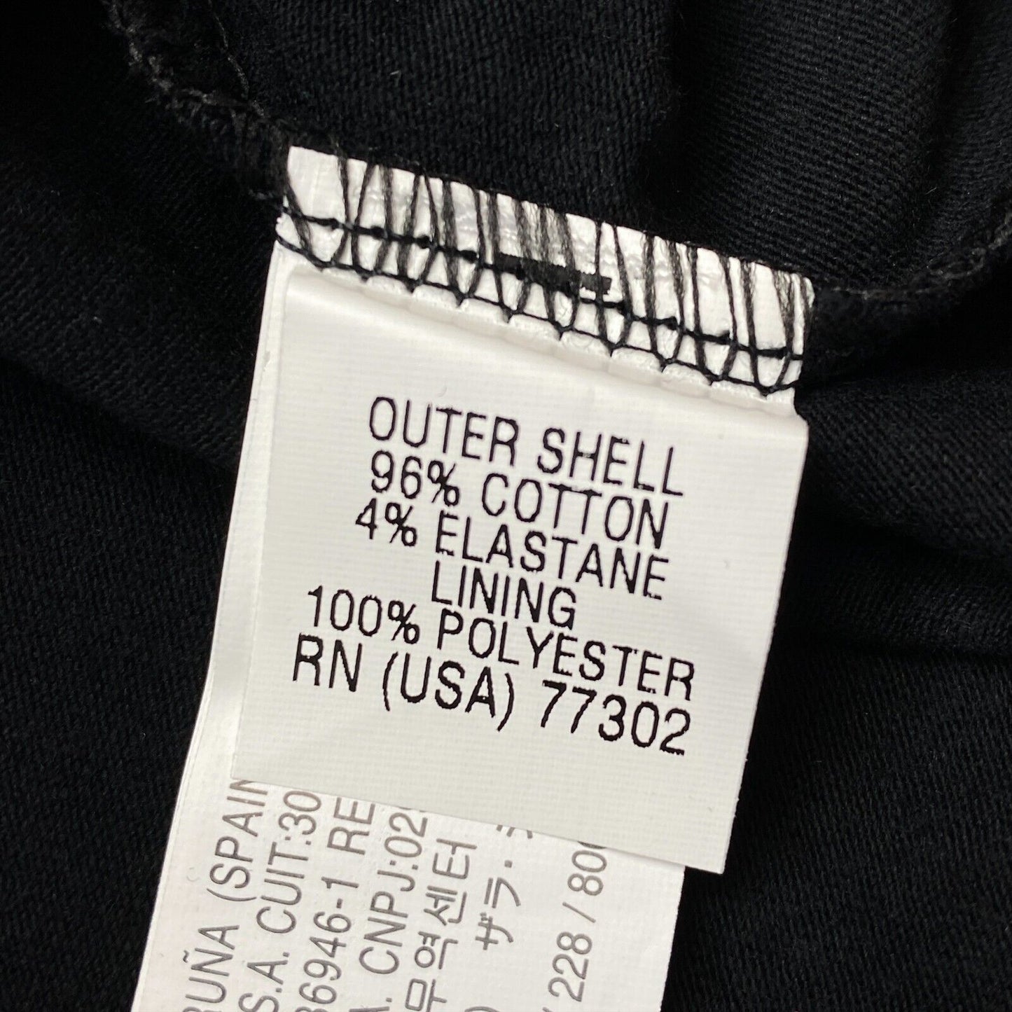 ZARA COLLECTION Schwarze Bluse aus ärmellosem Baumwollgemisch mit Trägern, Größe S