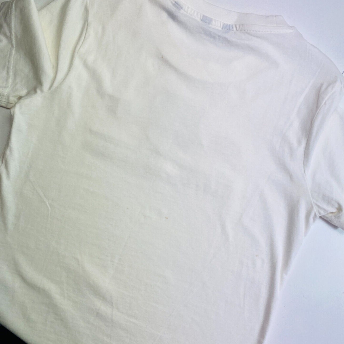 GANT Women White Tonal Archive Shield Crew Neck Short Sleeve T Shirt Size XS