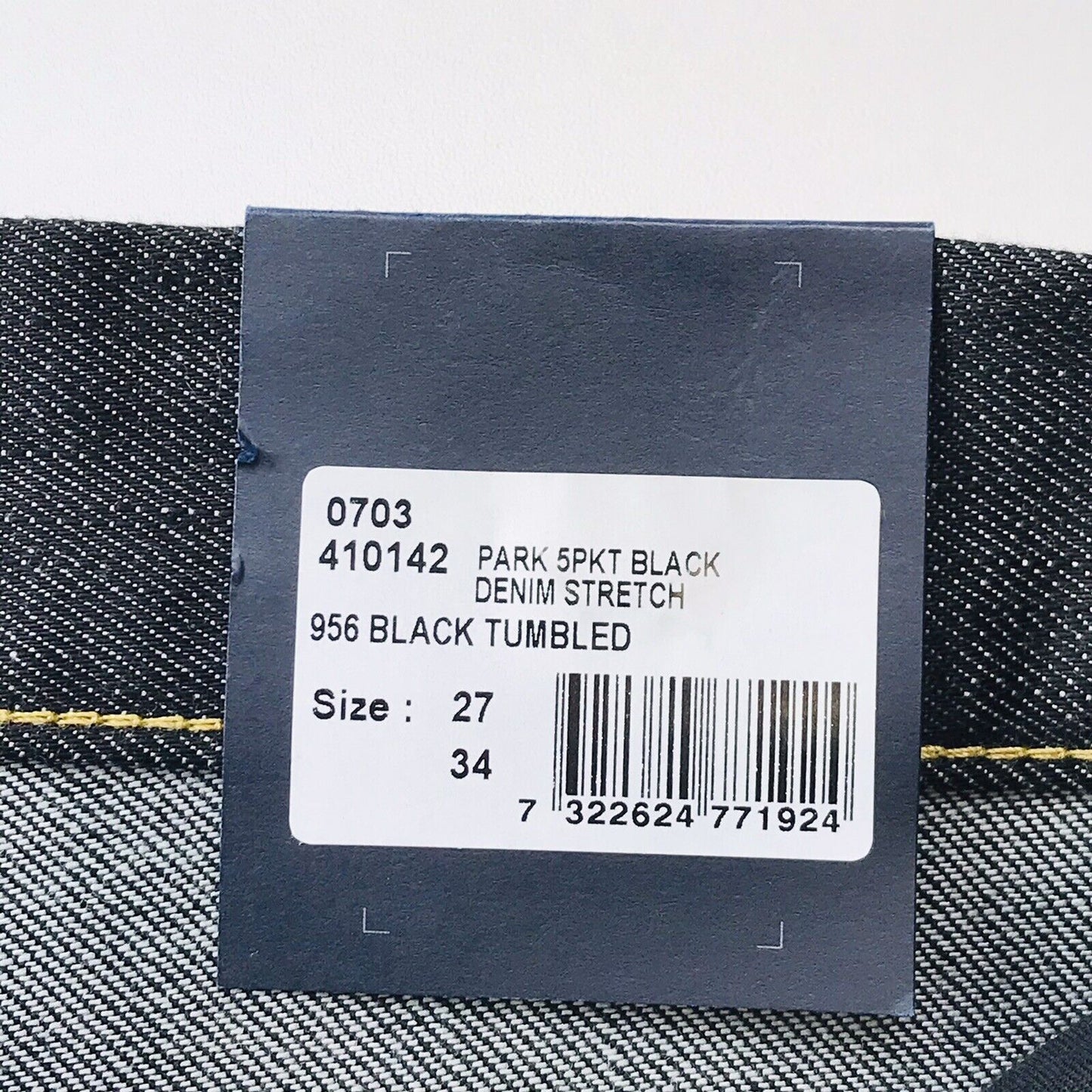 Prix ​​conseillé 149 € GANT Femme Jean stretch gris foncé coupe droite régulière W27 L34