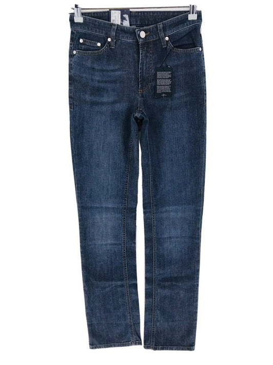 €149 GANT CAROL Women Blue Normal Waist Regular Bootcut Fit Jeans W27 L34