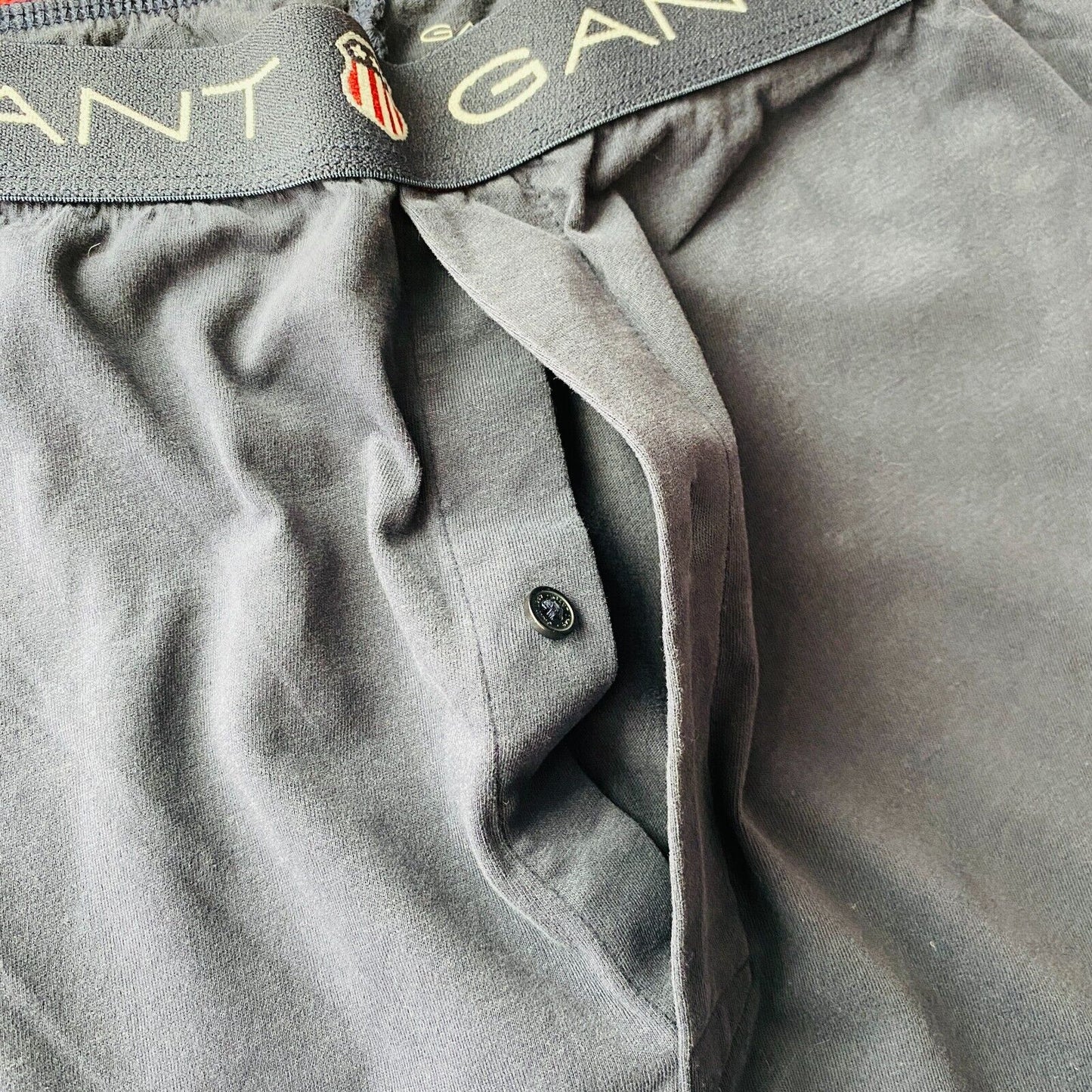 GANT Mens Dark Blue Regular Straight Fit Sleepwear Pajama Trousers XXL 2XL