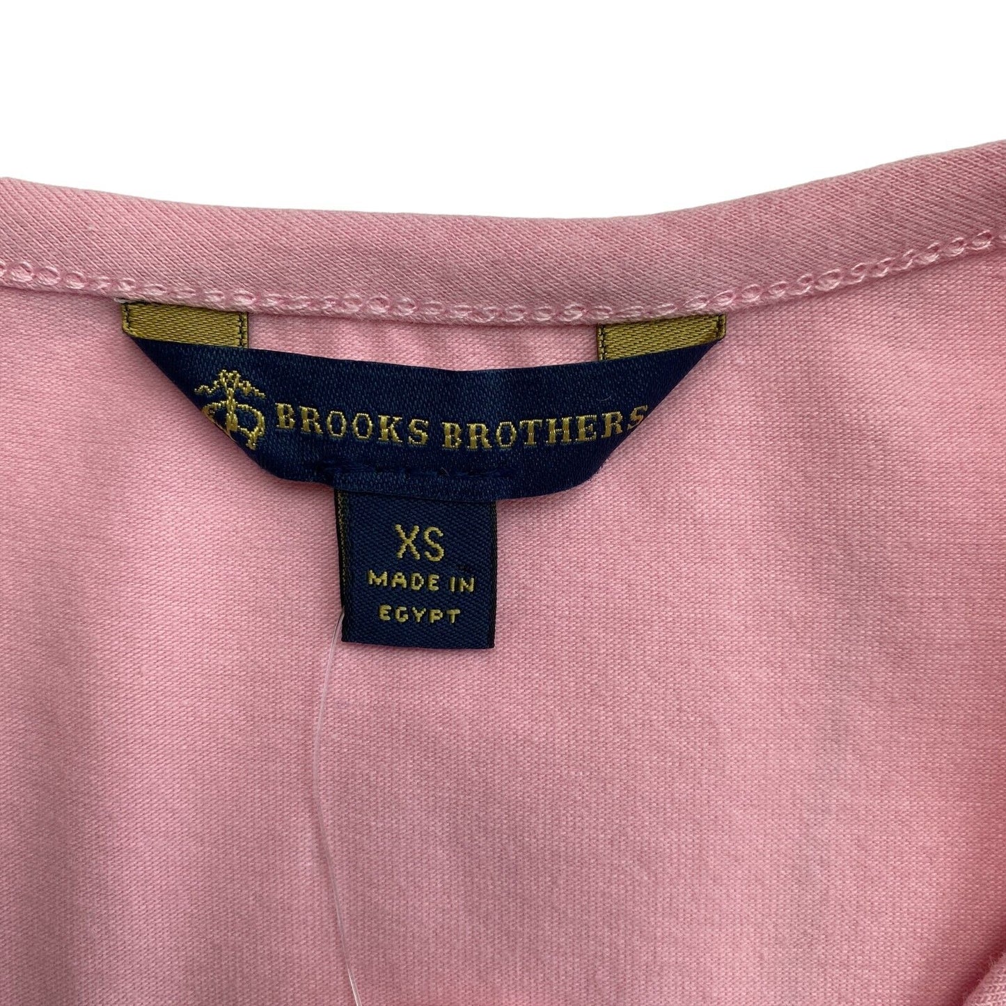 Brooks Brothers T-shirt rose à col en V Taille XS