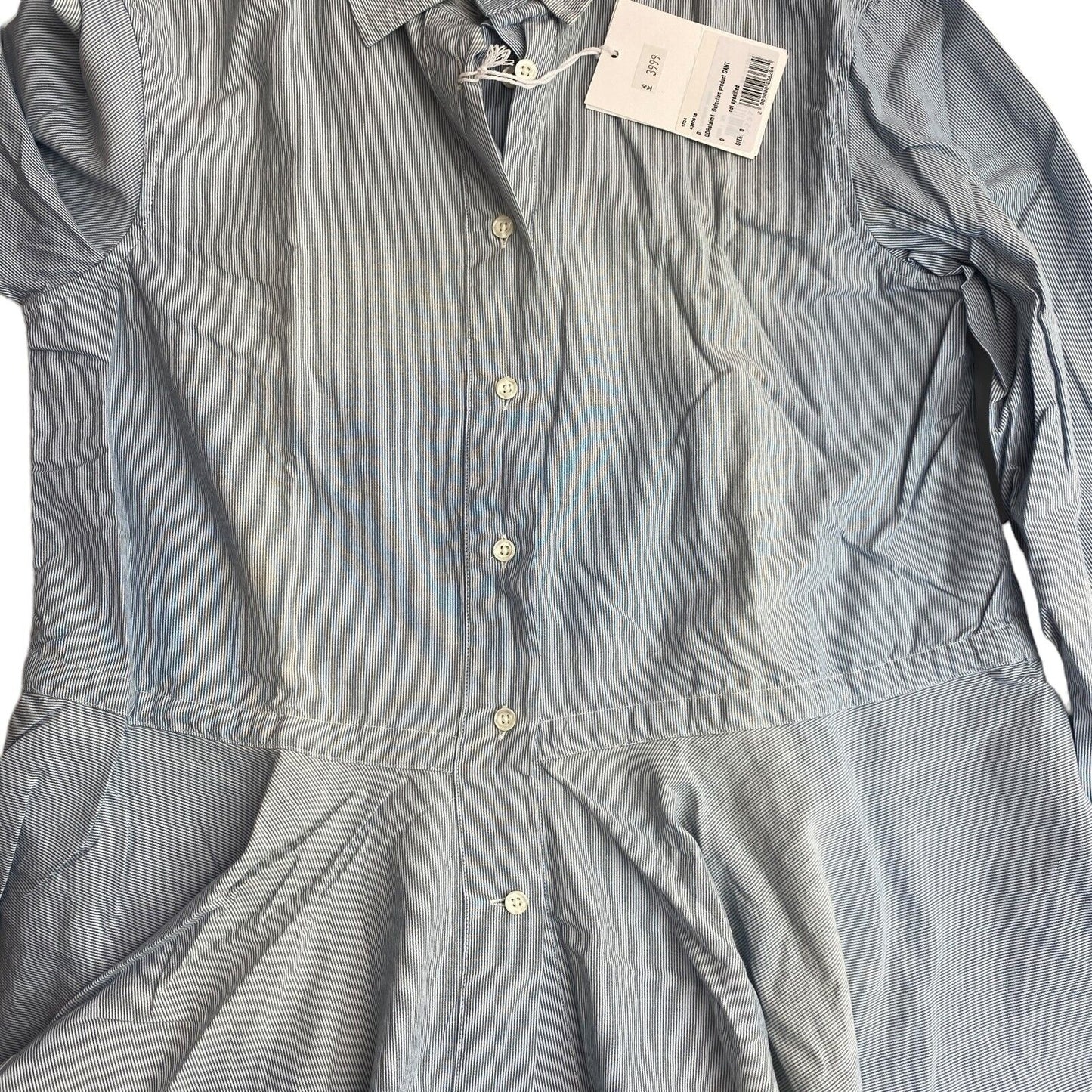 GANT Rugger Blue Striped Layered Shirt Size XS