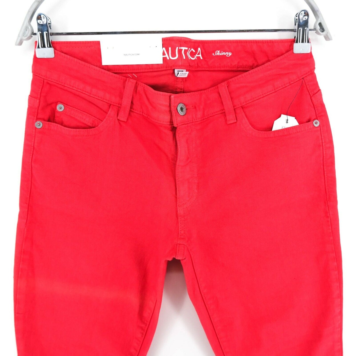 NAUTICA Red Skinny Jeans Size W28 L29