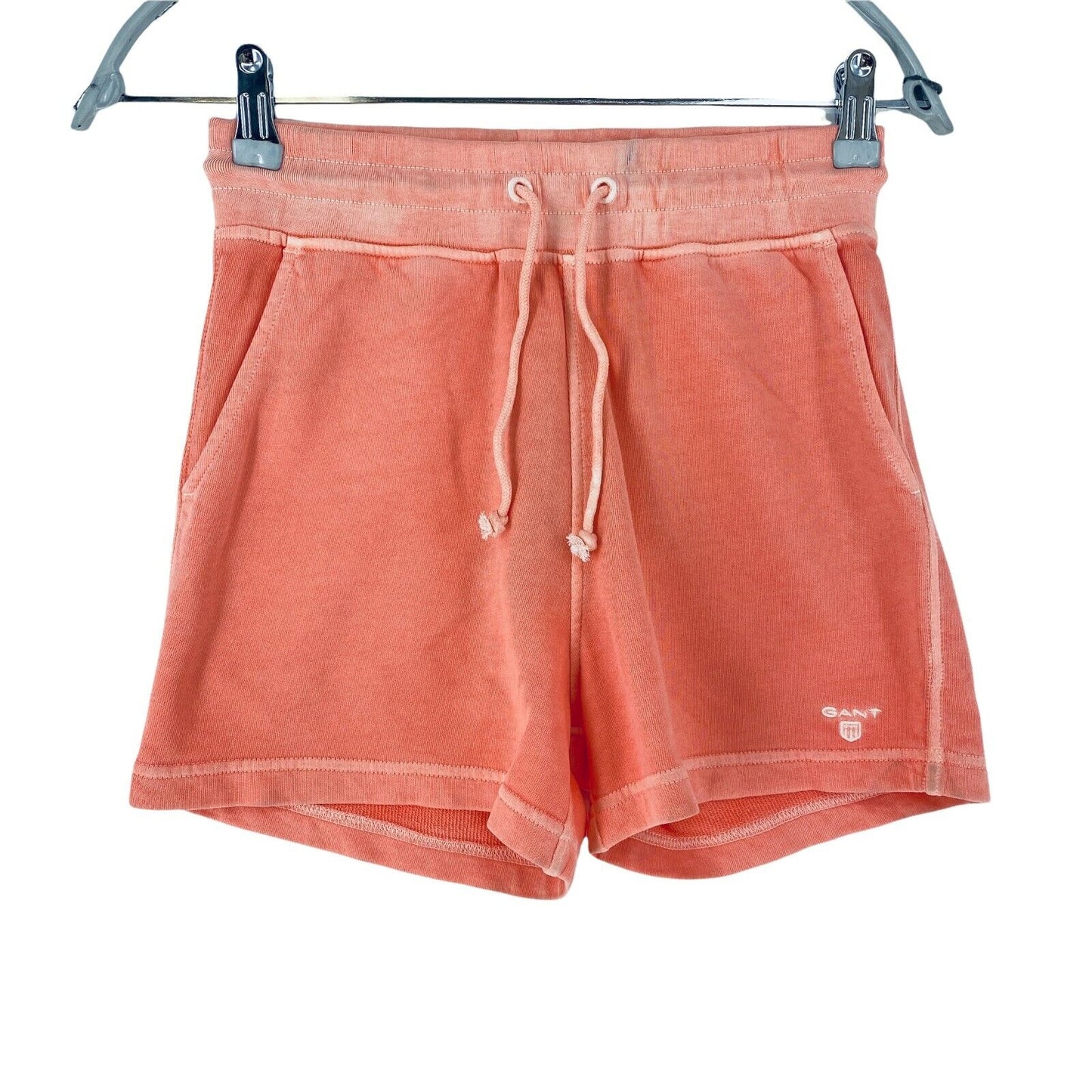 GANT Women Pink Regular Fit Sun Bleached Sweat Shorts Size XS W25