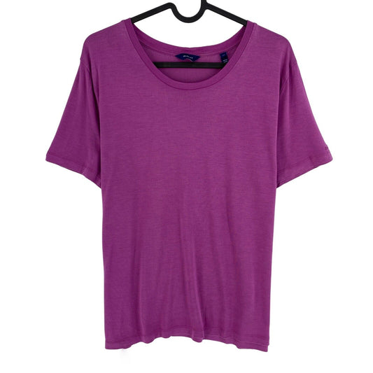 GANT Purple Lightweight Crew Neck T Shirt Size XL