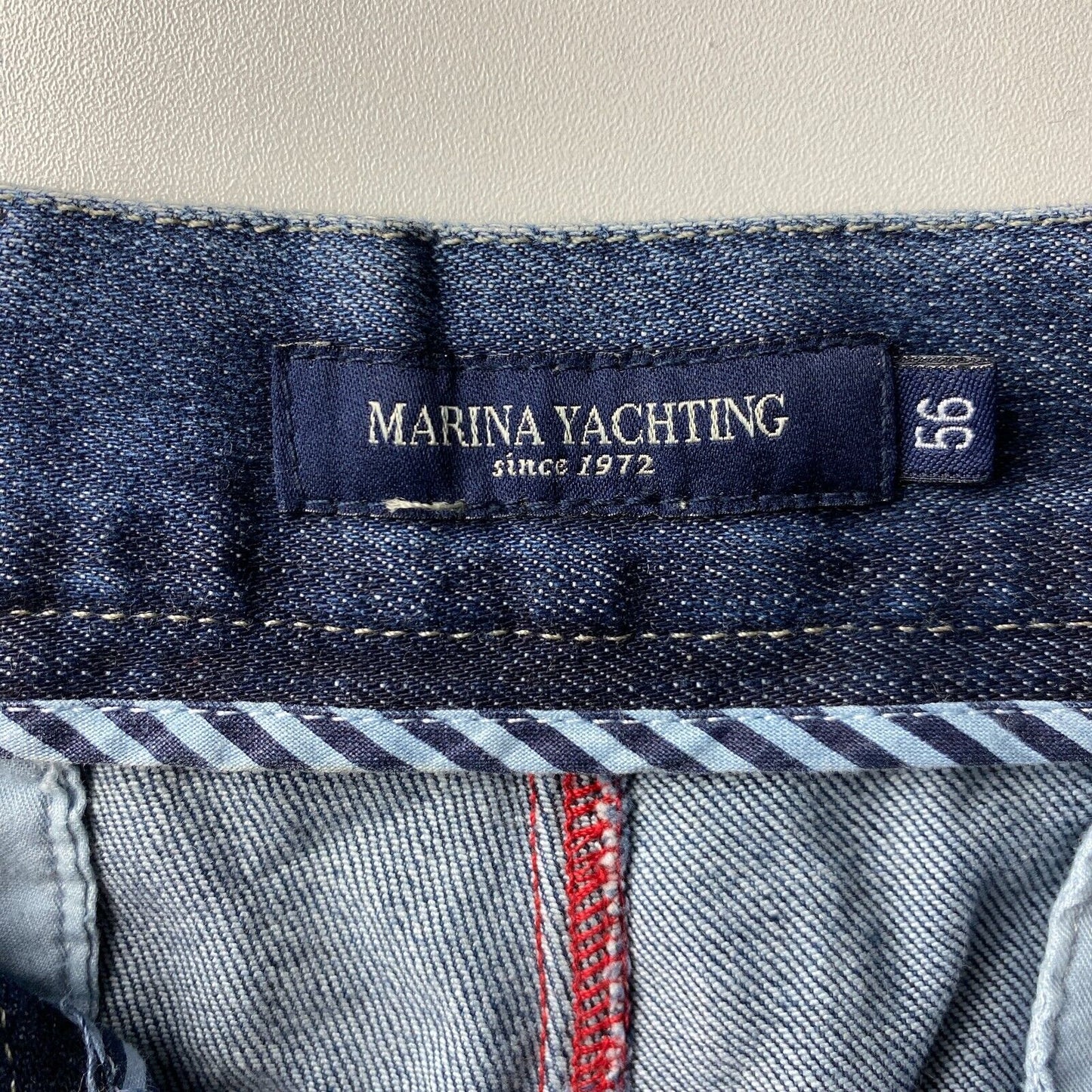 MARINA YACHTING Blue Regular Straight Fit Jeans EUR 56 W38 L32