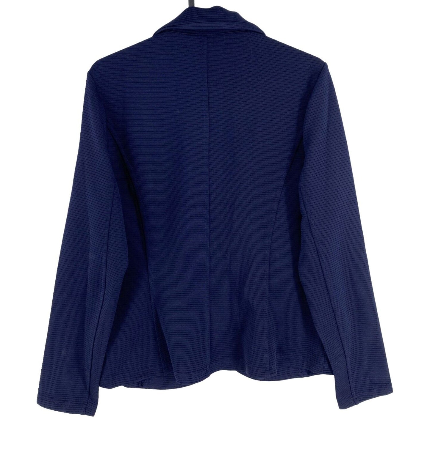 LOLA LIZA Dark Blue Blazer Jacket Size EU 40 UK 12 US 10