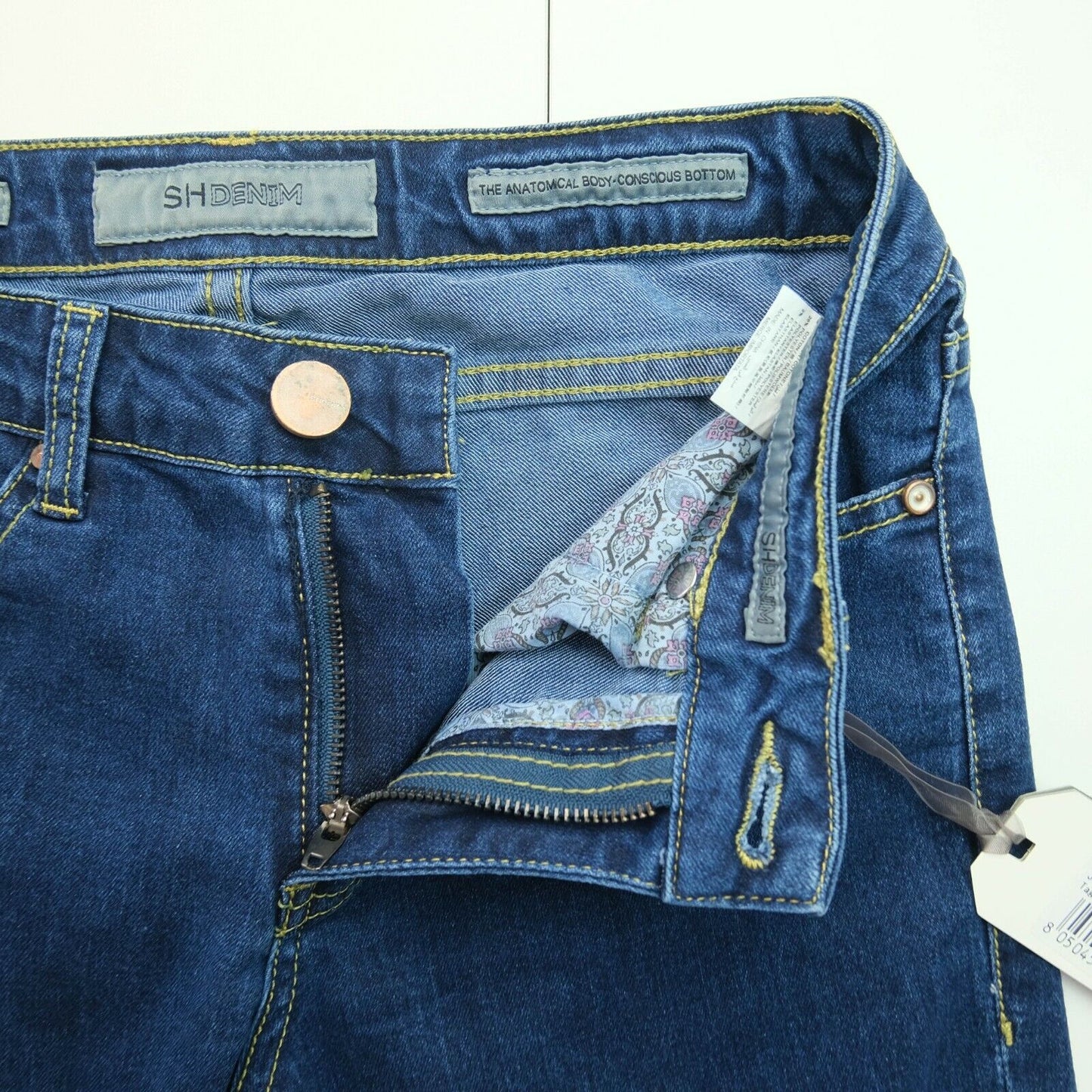 SH Denim Navy Blue Slim Jeans Size 38