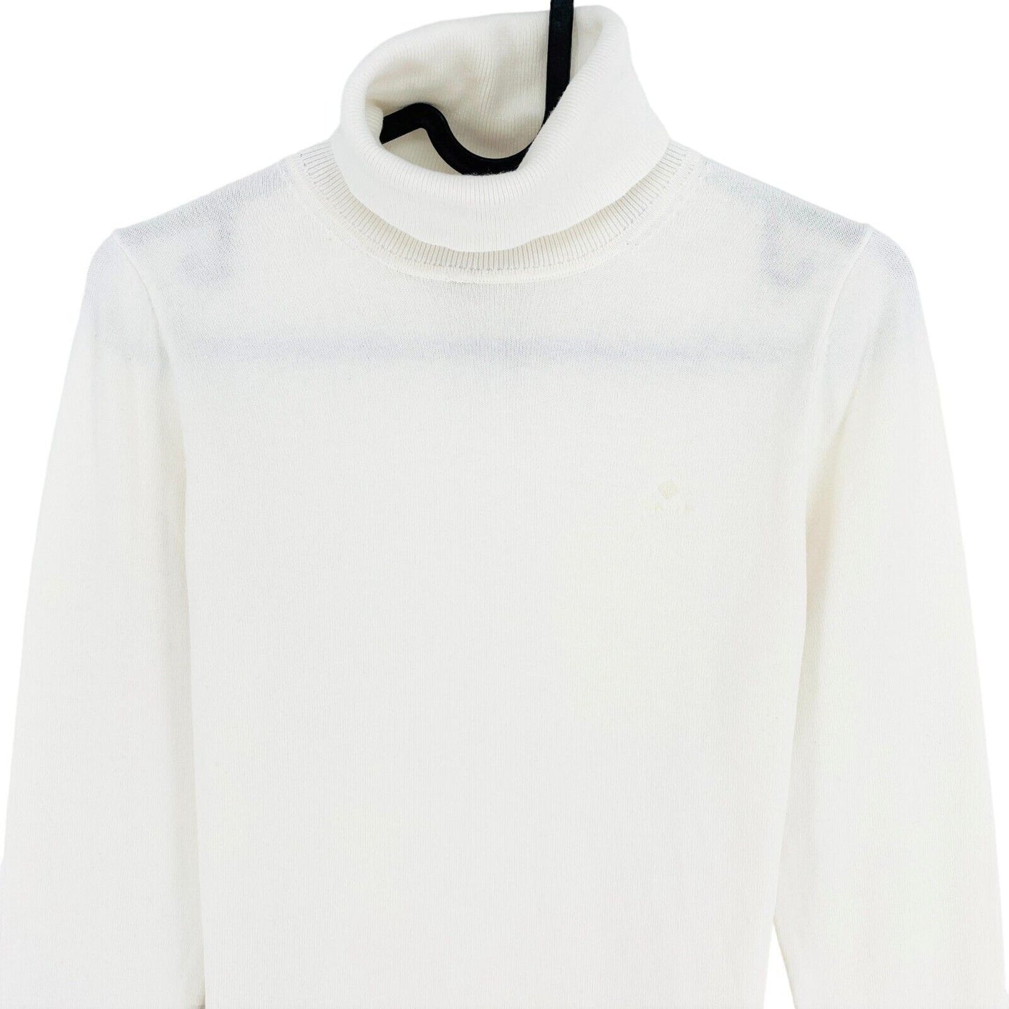 GANT White Cotton Roll Neck Sweater Jumper Size XS