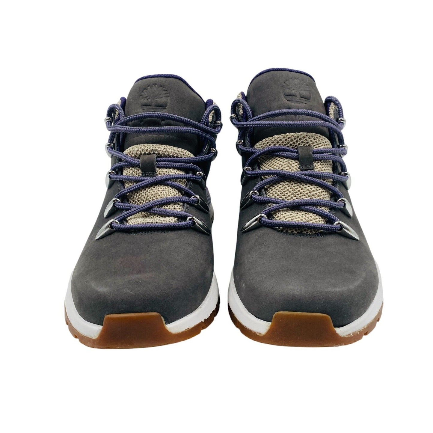 TIMBERLAND Mens Grey Suede Leather Lace Up Boots EUR 42 UK 8 US 8.5