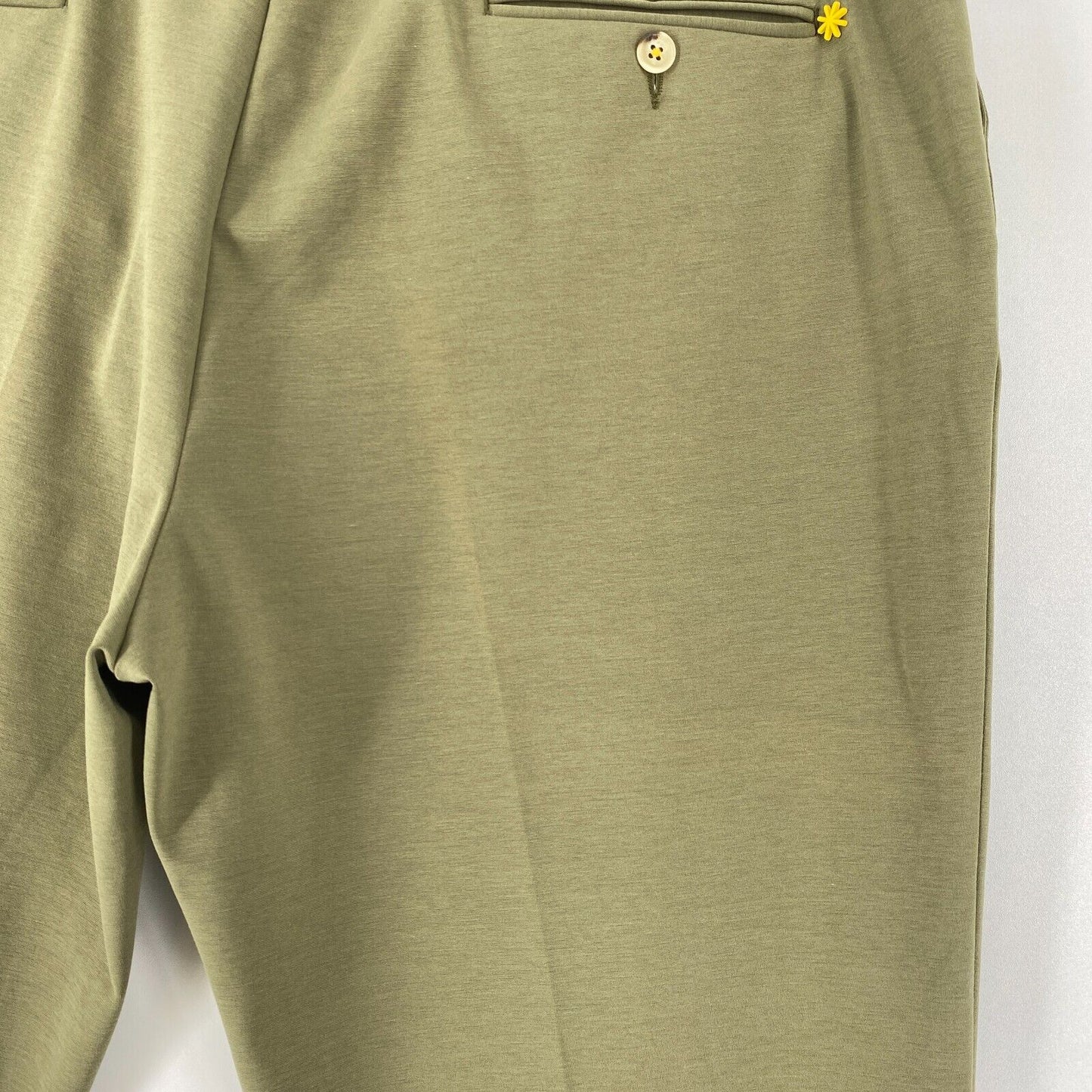 MANUEL RITZ Khaki Dark Green Slim Fit Sweat Dress Pants Trousers Size EUR 58 W38