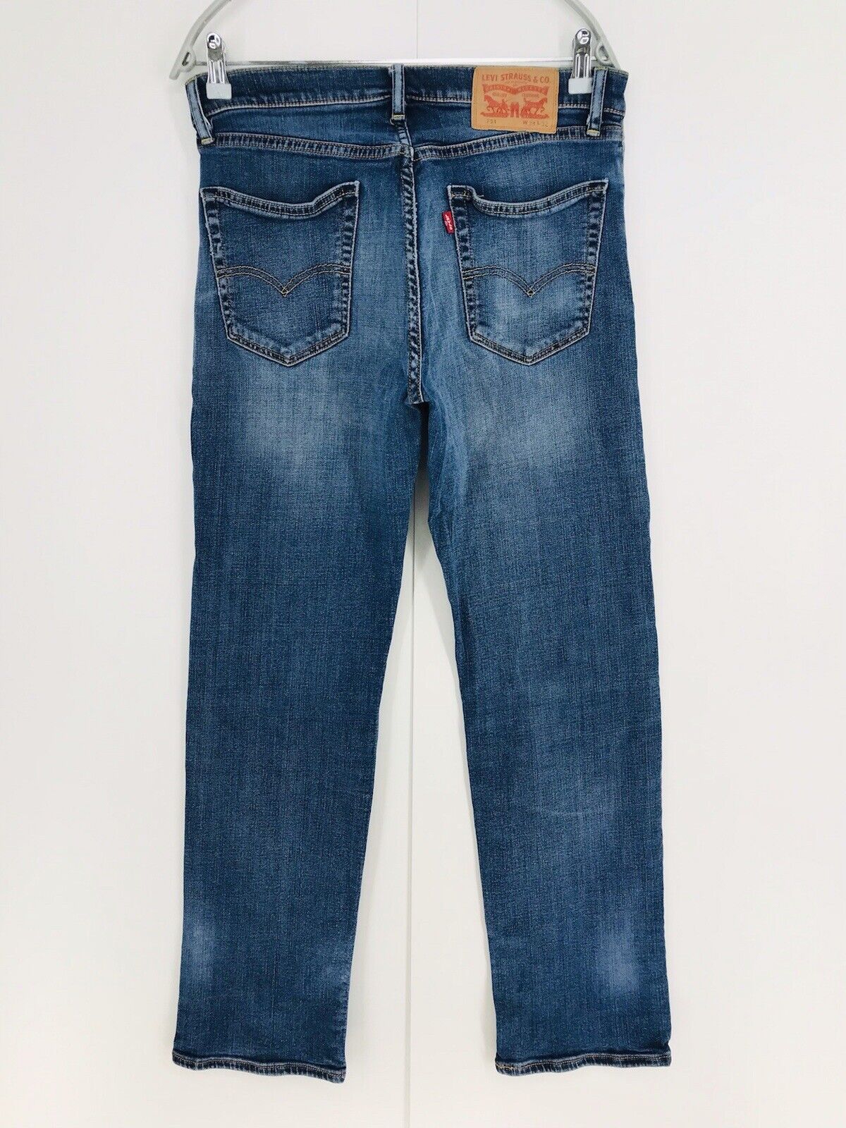 Levi's 751 Blue Regular Straight Fit Jeans Size W31 L32