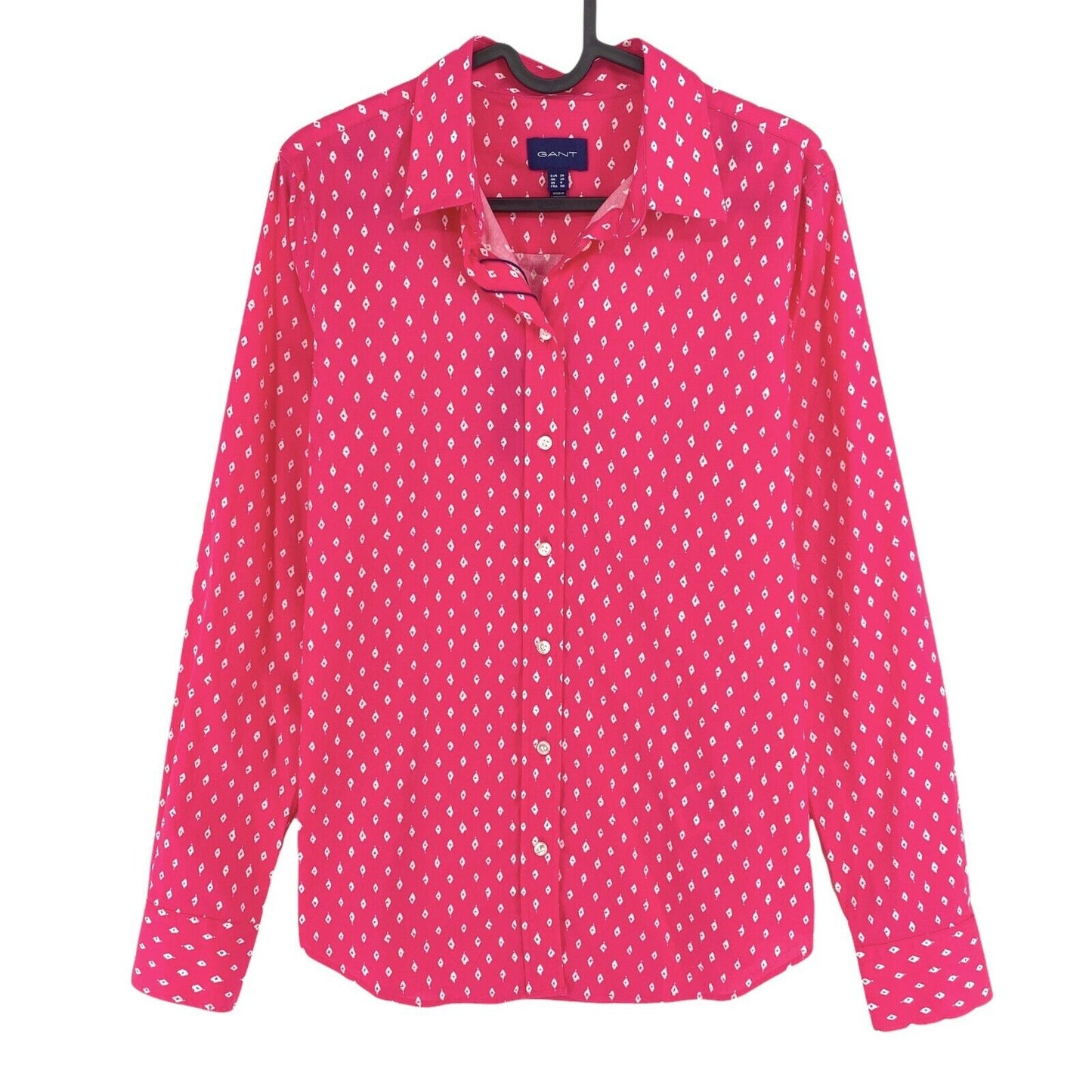 GANT Pink Desert Jewel Stretch Shirt Size EU 38 UK 10 US 8