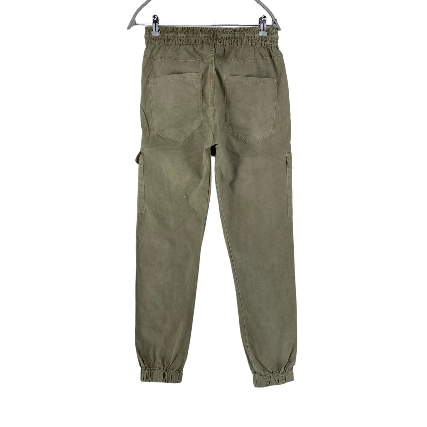 DIESEL URSULA Khaki Green Regular Straight Fit Cuffed Cargo Trousers Size EUR 40