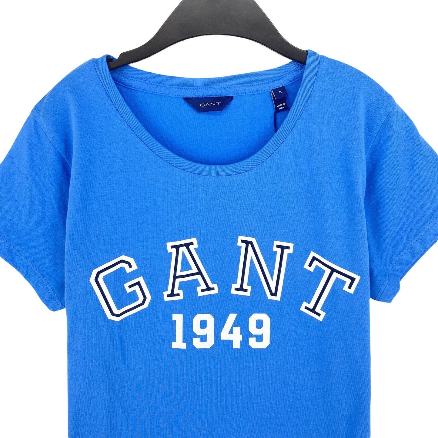 GANT Blue Graphic Crew Neck T Shirt Top Size S