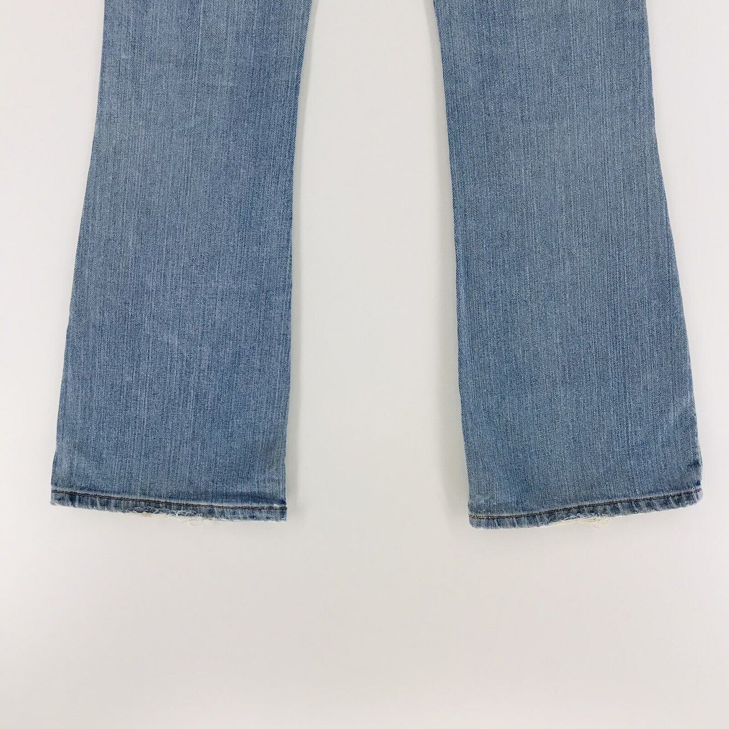 Vintage Levi's Women Blue Super Low Stretch Bootcut Fit Jeans 5 JR M / W30 L34