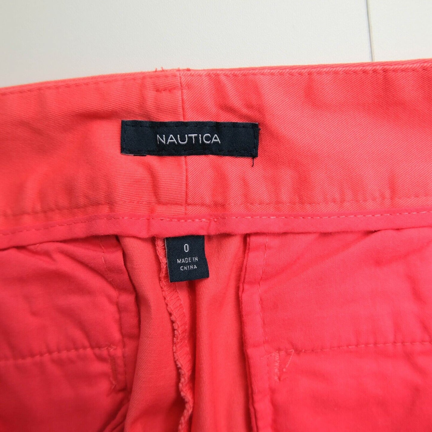 NAUTICA Pink Chino Pants Trousers Size 0 / XS