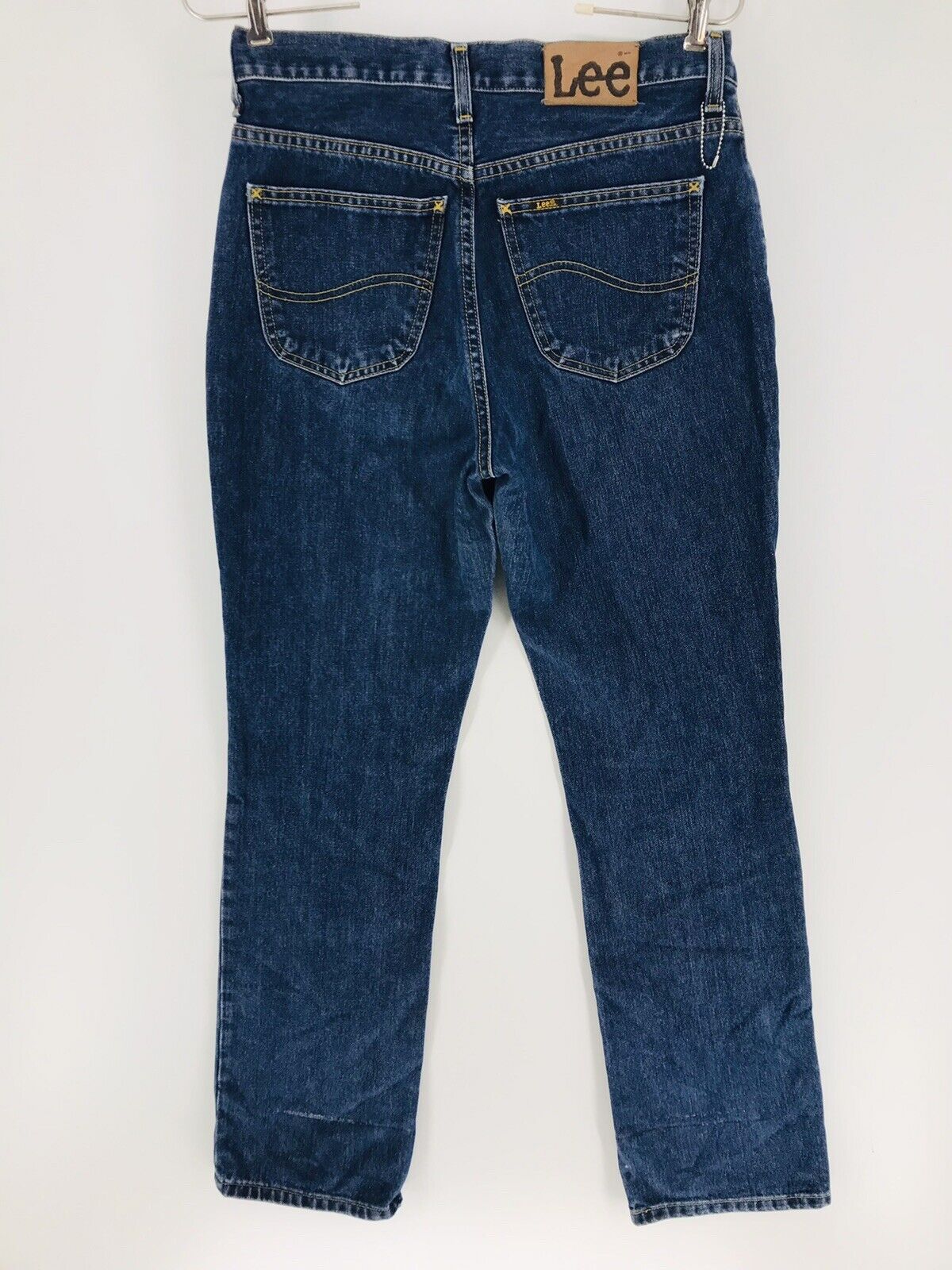 Vintage Lee Dark Blue Regular Straight Fit Jeans Size W32 L33