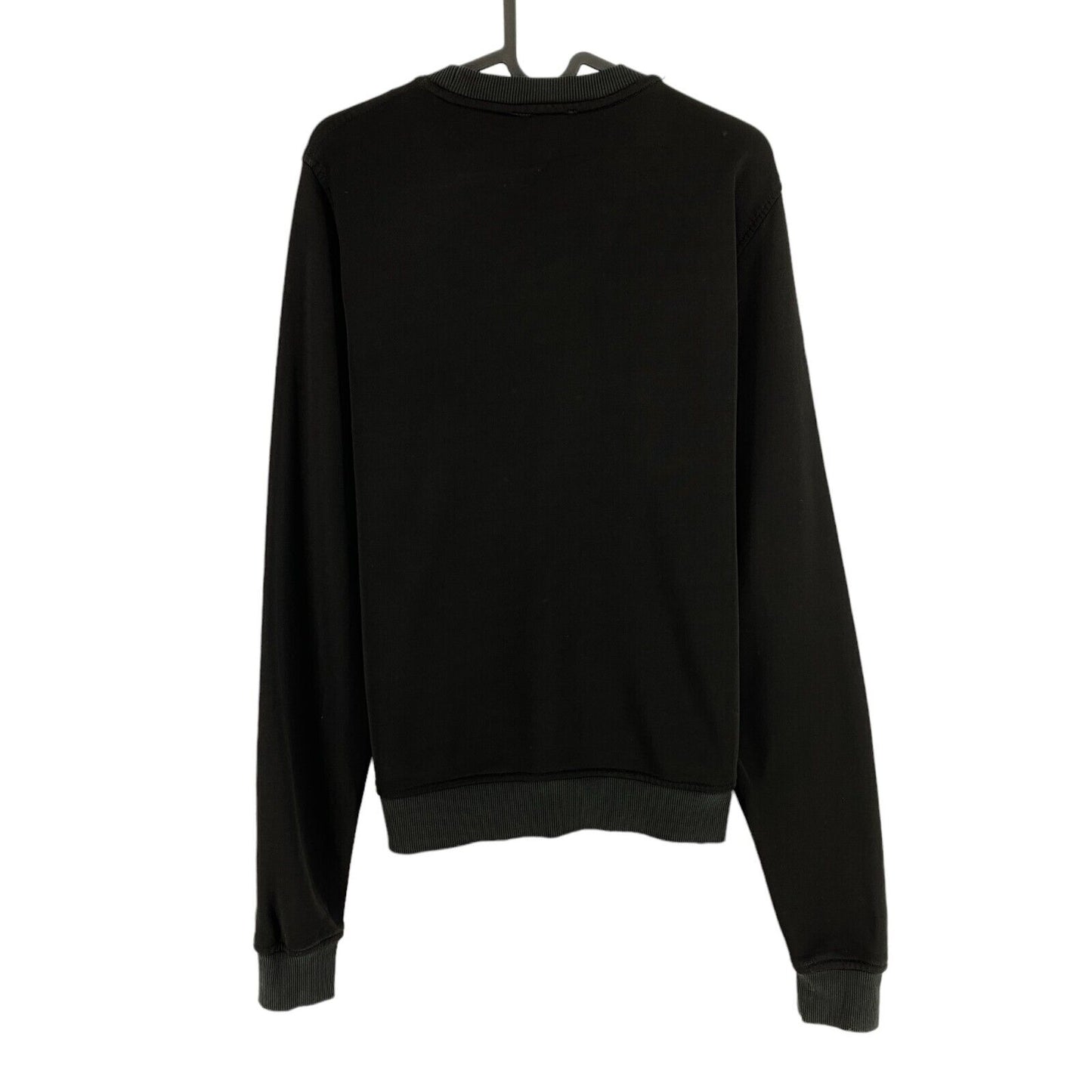 DIESEL Black Crew Neck Sweater Jumper Size S