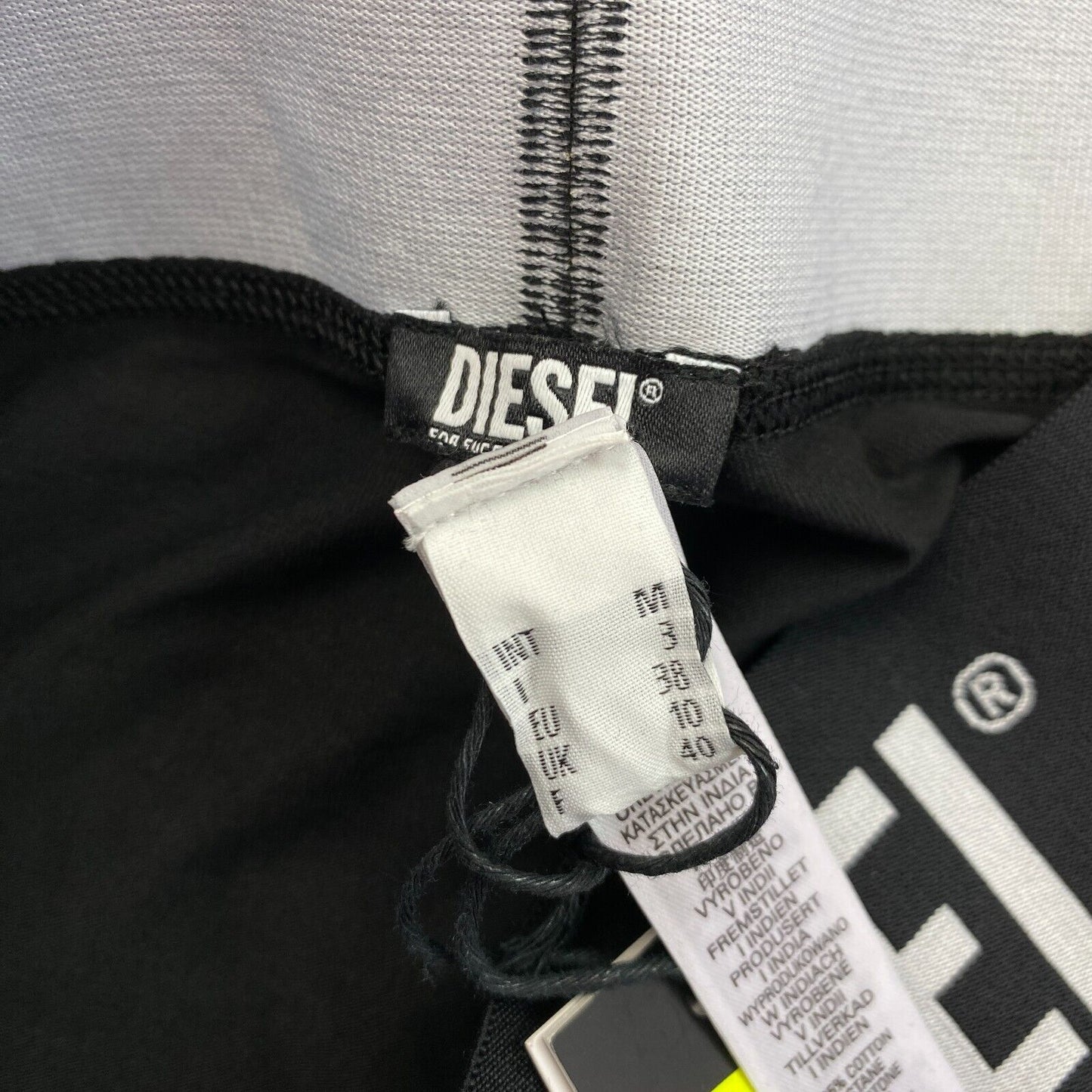 DIESEL Black Faustin Sweat Shorts Size M