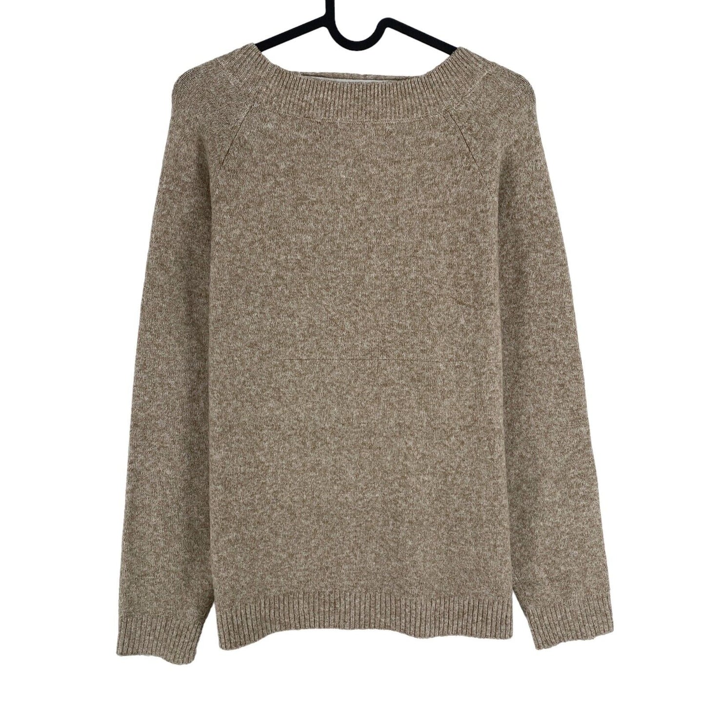 VERO MODA Womens Brown Crew Neck Long Sweater Jumper Size S