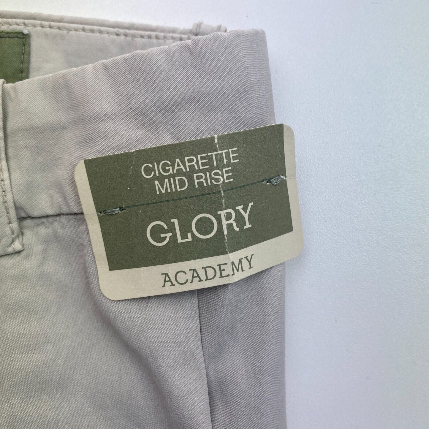 JACOB COHEN Women GLORY Grey Mid Rise Cigarette Capri Pant Trousers Size W30