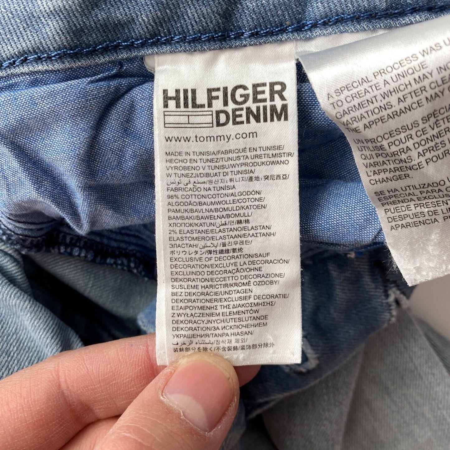 Hilfiger Denim SCANTON Blue Stretch Slim Fit Jeans W32 L32