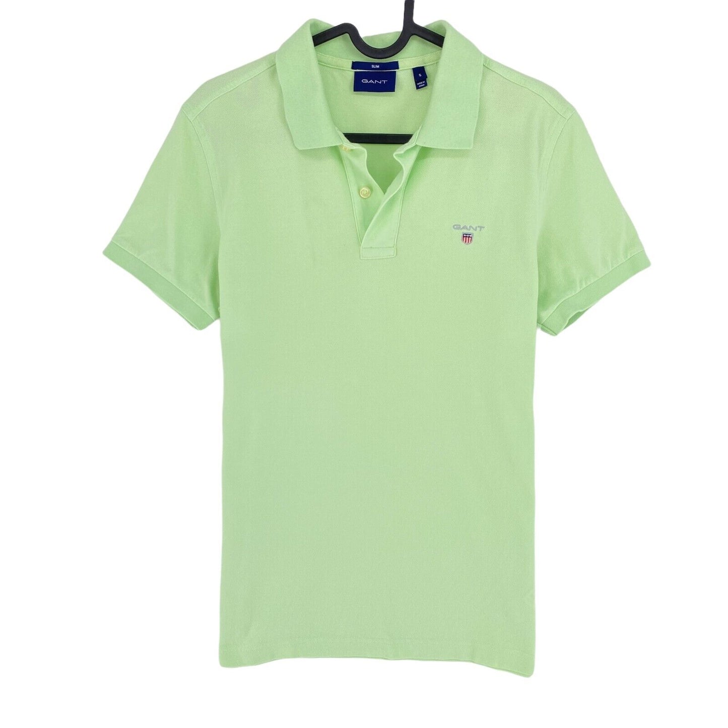 GANT Grünes Original Slim Pique Rugger Poloshirt Größe S