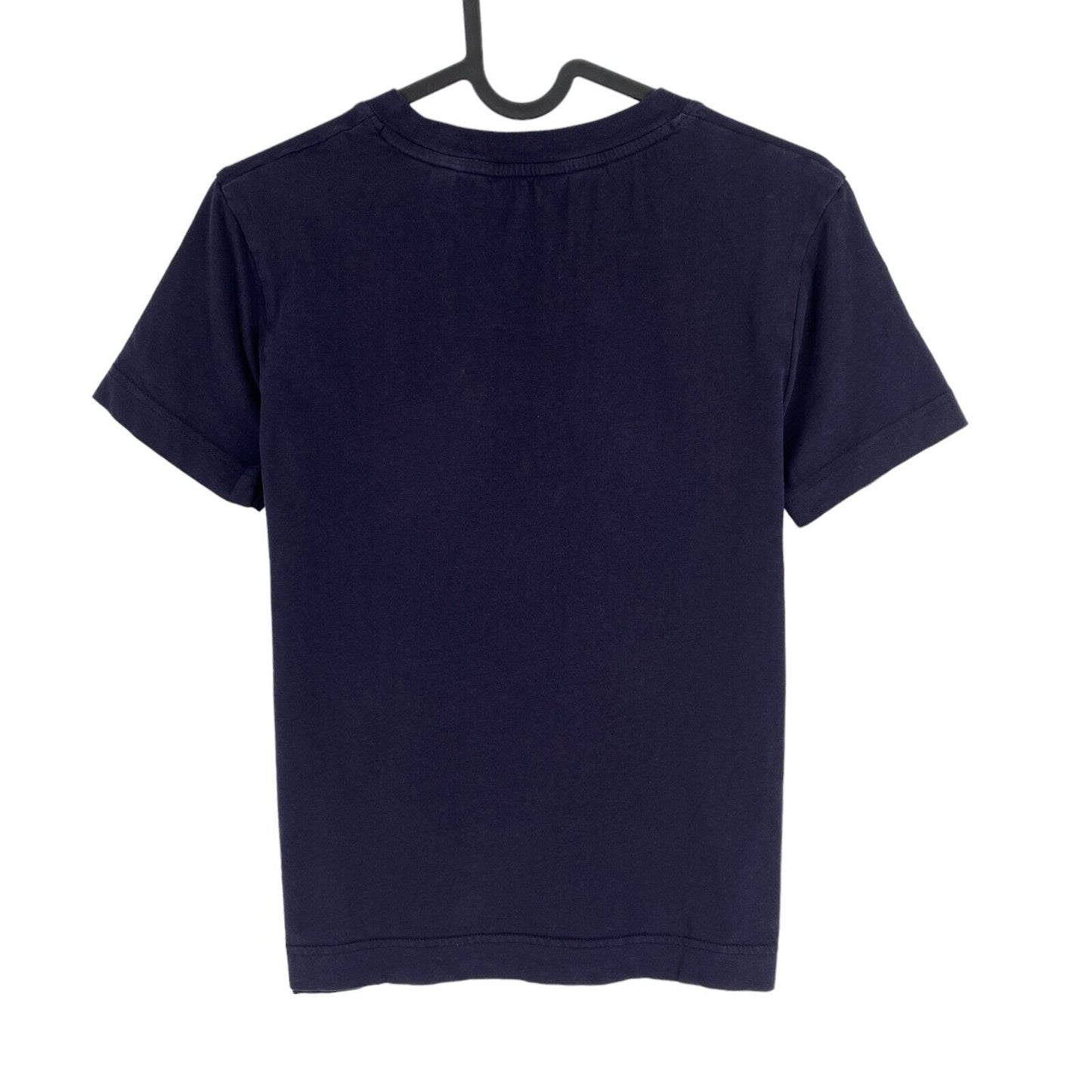 GANT Women Navy Blue Rope Icon Crew Neck Short Sleeves T Shirt Size S