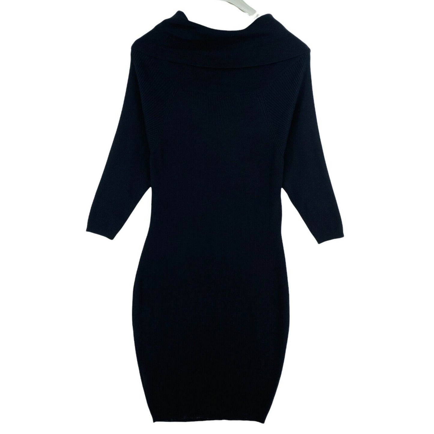 Studio Black Round Neck Dress Size EU 48 UK 20 US 18