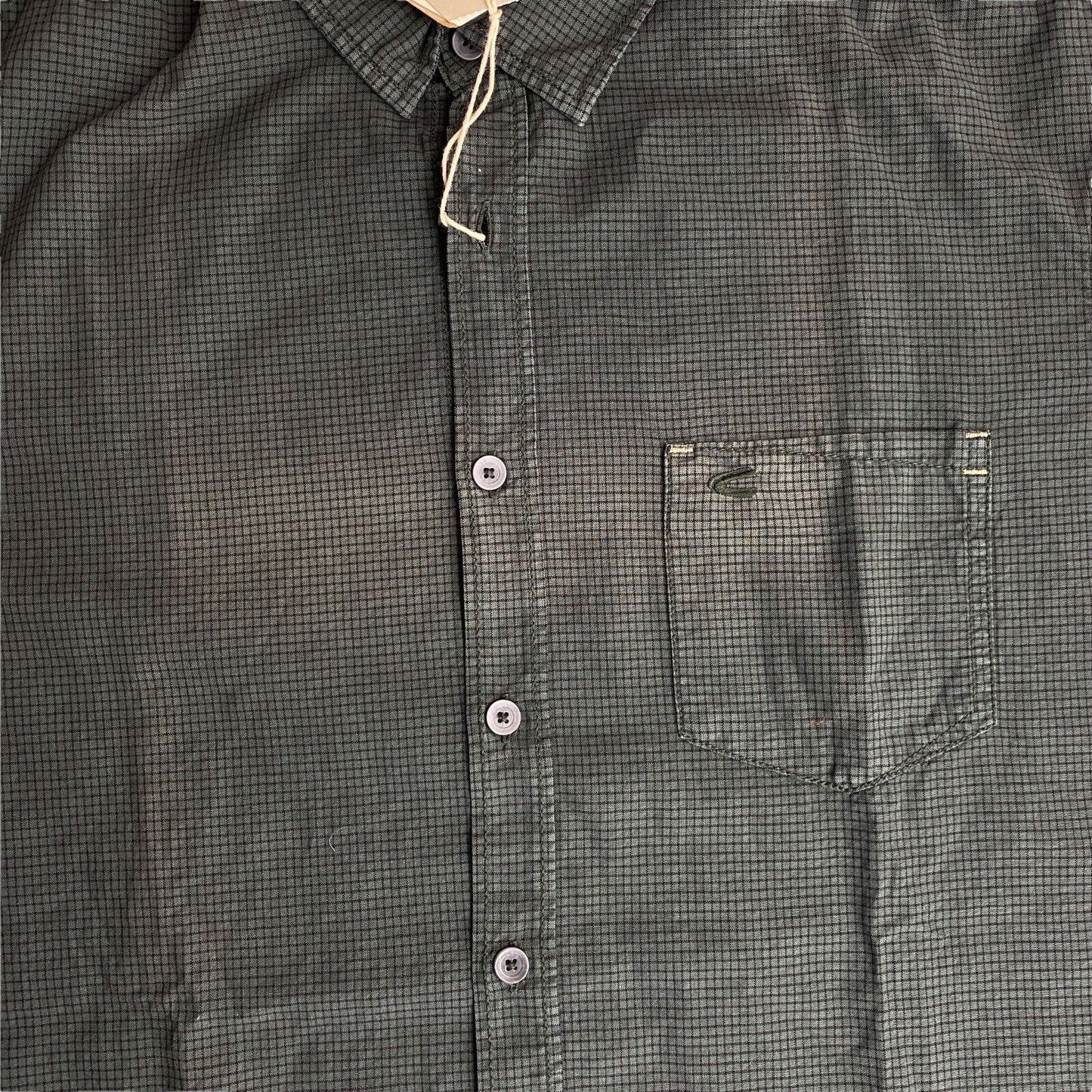 CAMEL ACTIVE Dark Green Check Regular Fit Shirt Size M