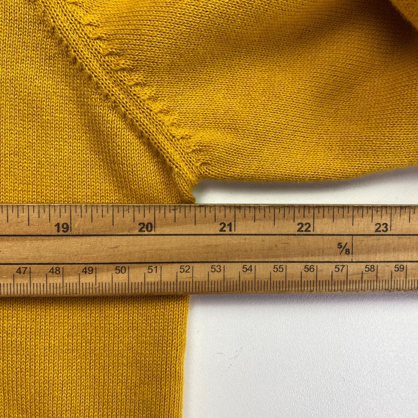 GANT Dark Yellow Classic Cotton Crew Neck Jumper Sweater Size M