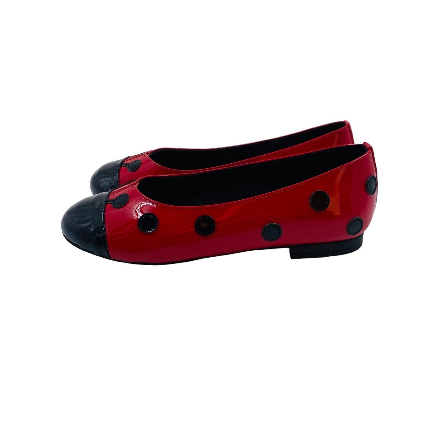 DOLCE&GABBANA Red Ballerina Flat Shoes Size EU 29 UK 10.5 US 11.5