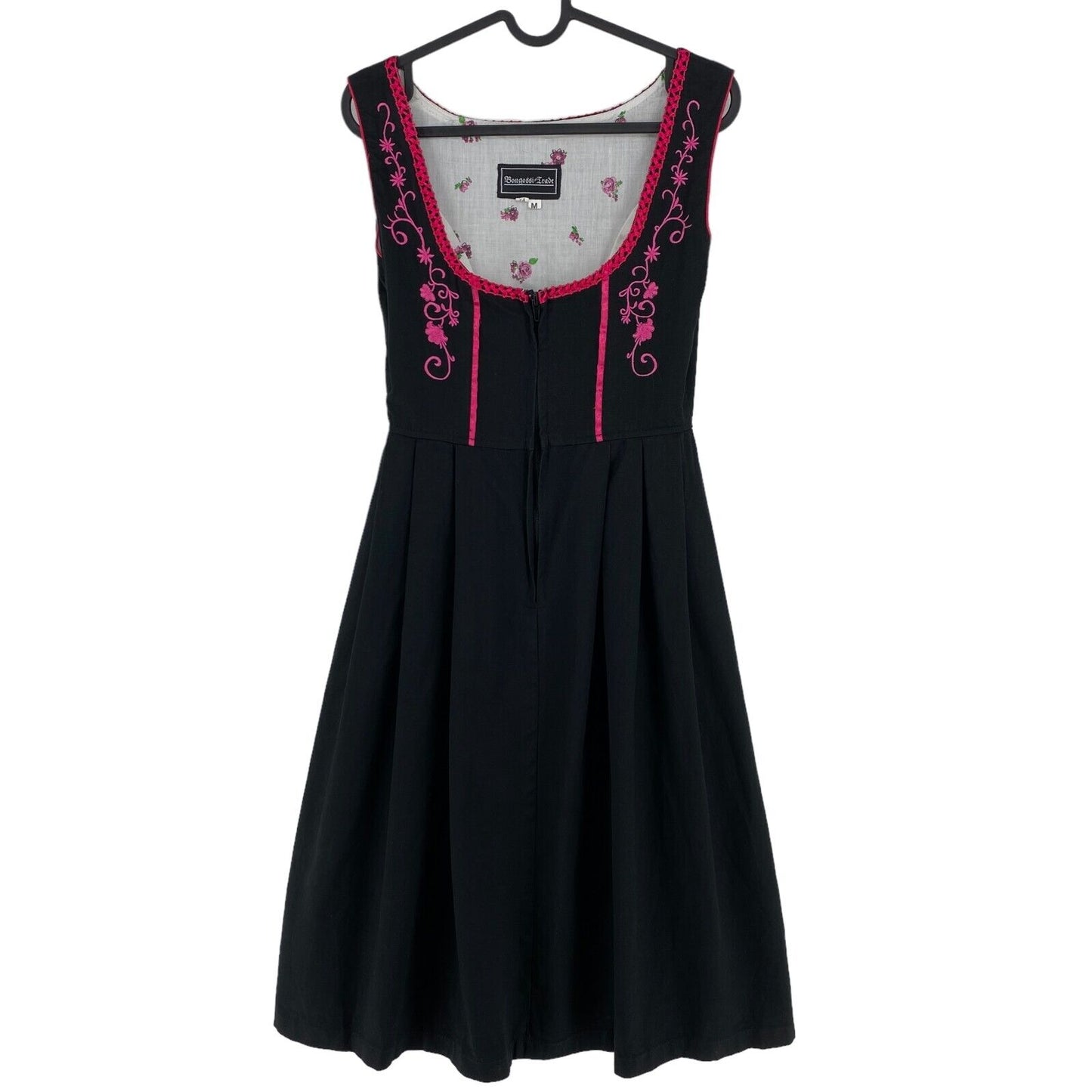 Bongossi Trade Tyrol Dirndl Oktoberfest Black Dress Size M