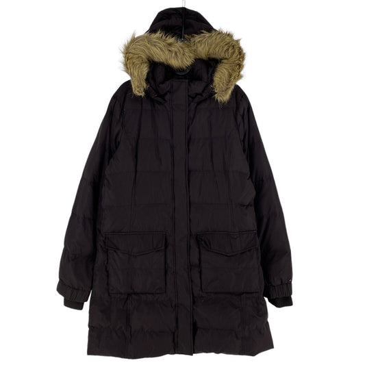 TOMMY HILFIGER Veste Parka à capuche marron foncé Taille XL