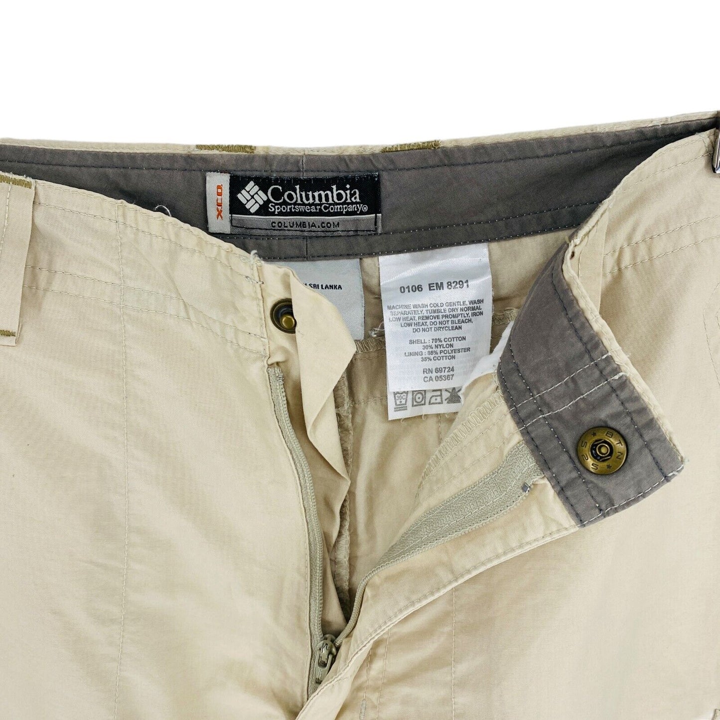 Columbia Sportswear Company Beige Activewear Trousers Pants Size W32 L32