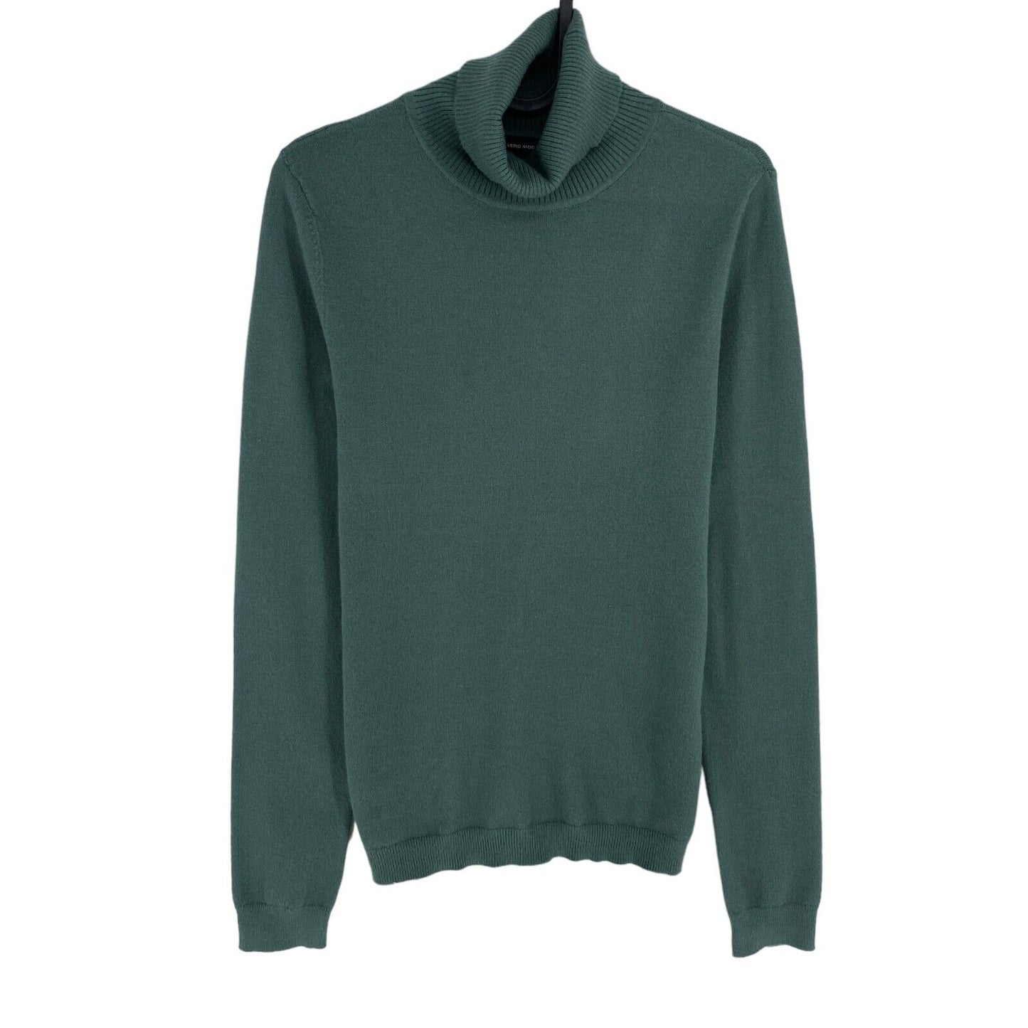 VERO MODA Womens Dark Green Roll Neck Sweater Jumper Size M