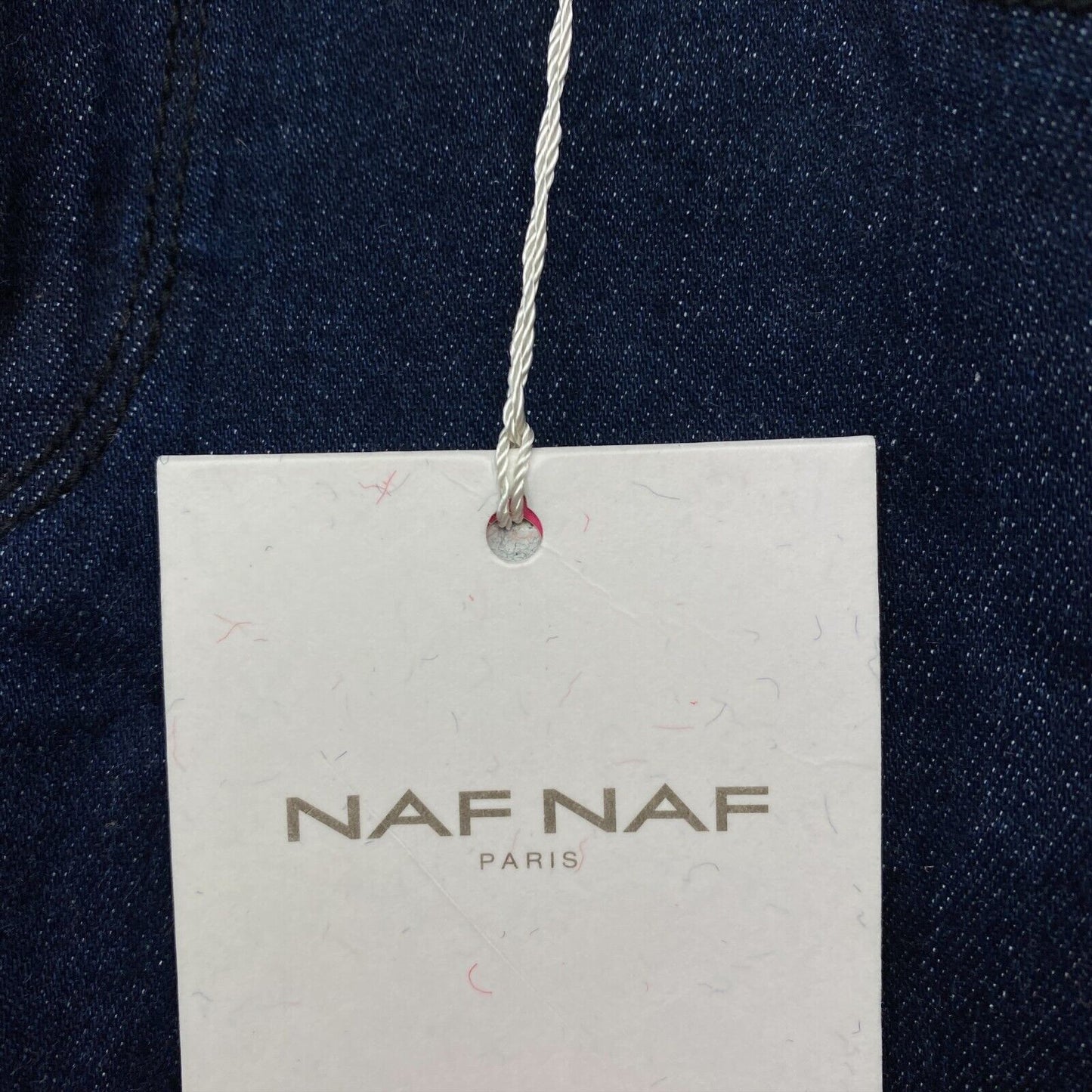 NAF NAF Navy Blue Cotton Blend Straight Jeans Size 36 W27 L30