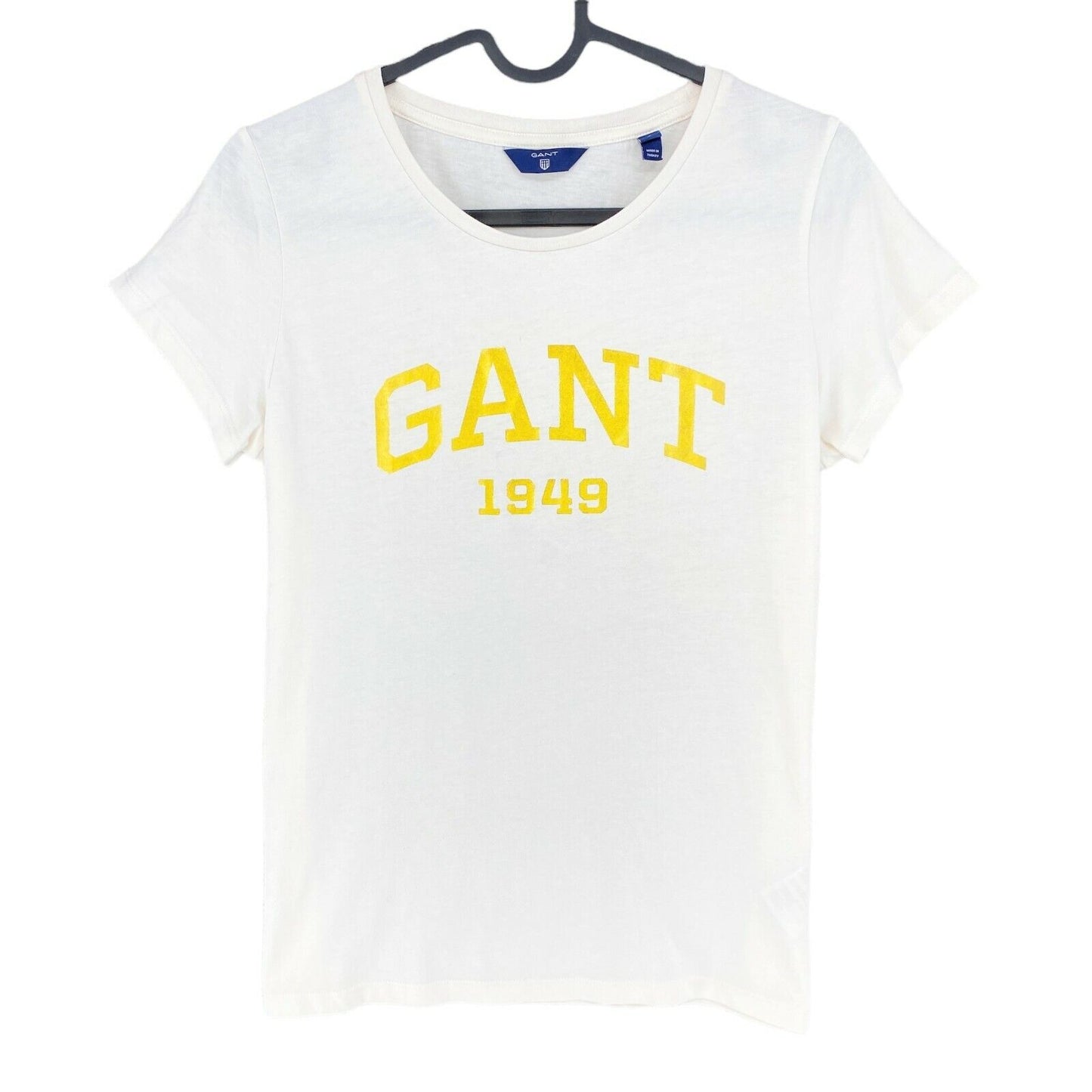 GANT White Shine Logo Crew Neck T Shirt Size S