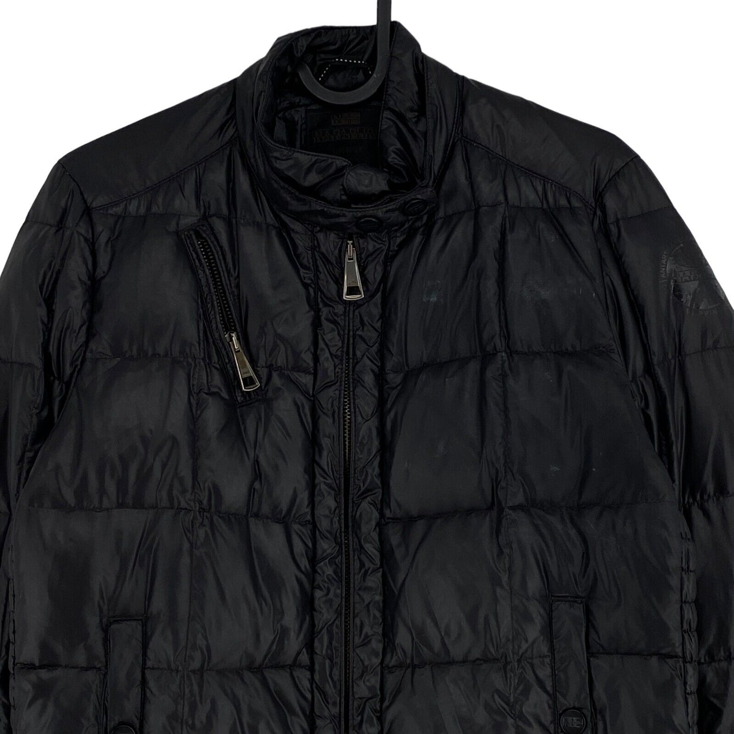 NAPAPIJRI Black Quilted Down Puffer Jacket Coat Size M