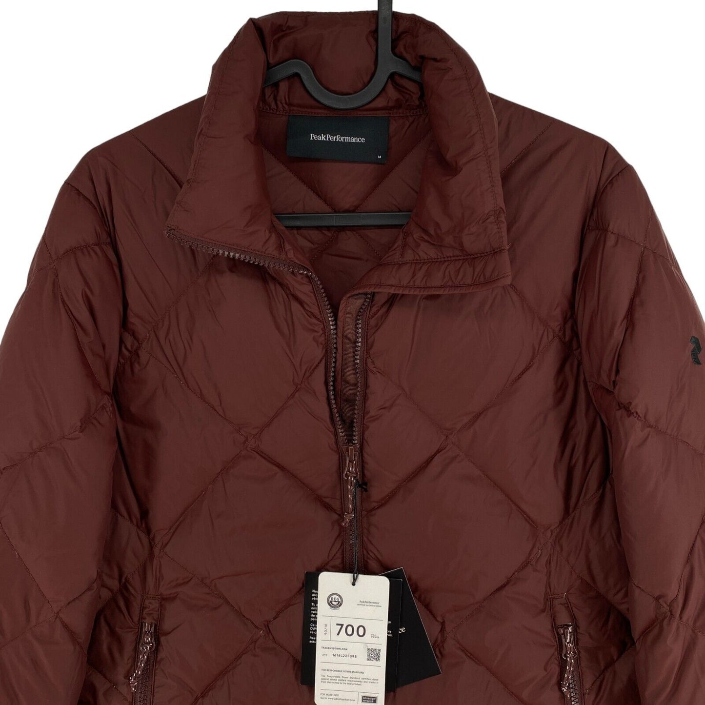 RRP €309 Peak Performance Brown W Mount Down Liner Jacket Coat Size M