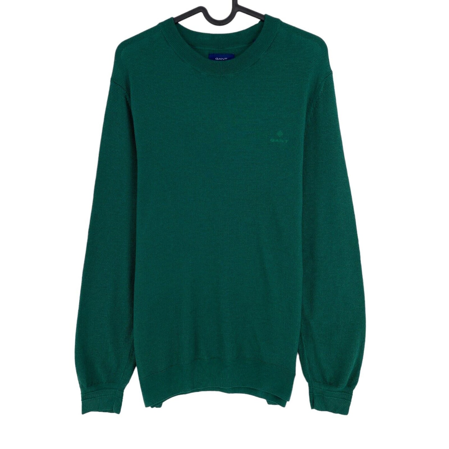 GANT Dark Green Pure Prep Crew Neck Sweater Pullover Size M