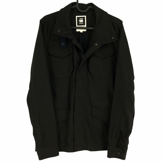 G-STAR RAW Black 100% Cotton Jacket Coat Size S