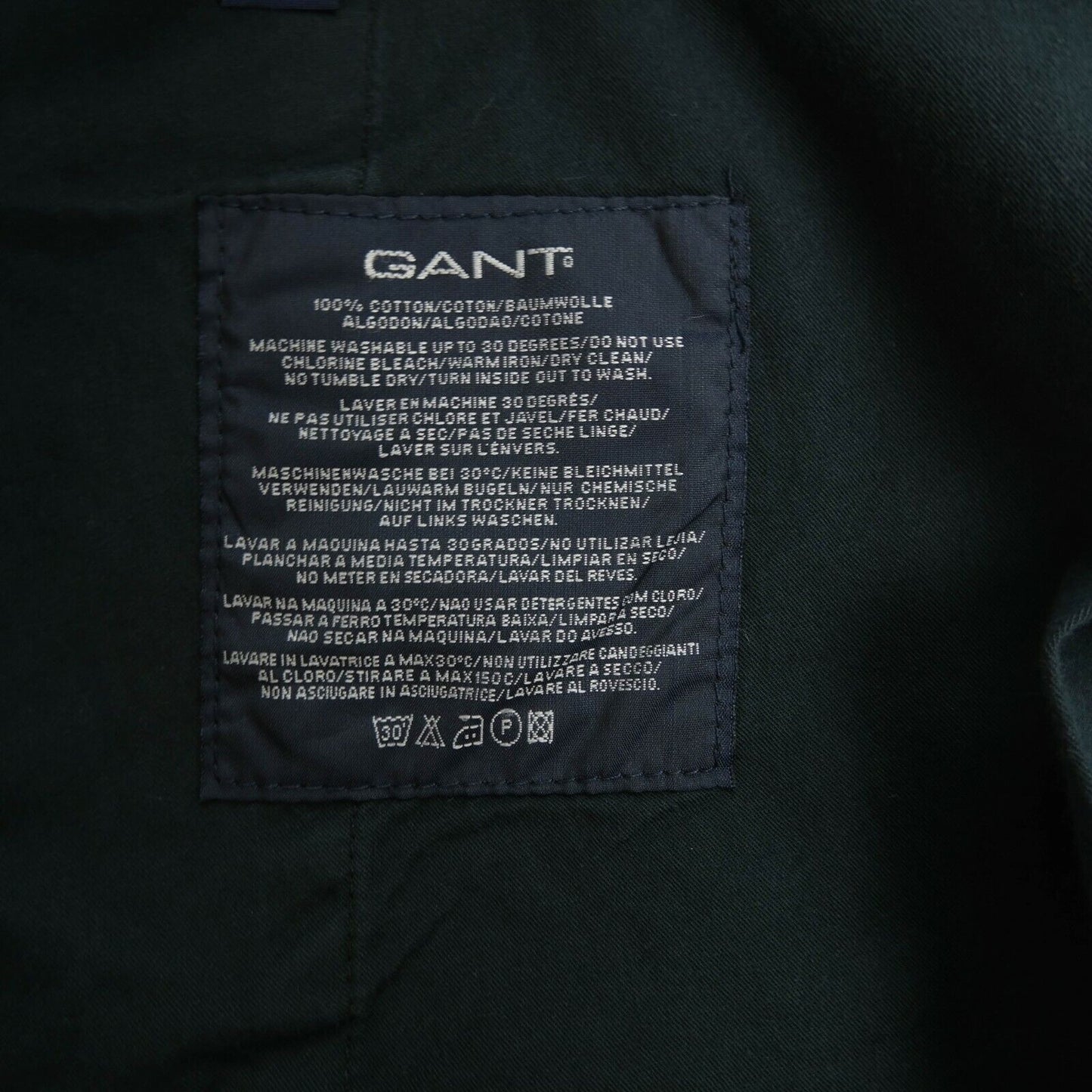 GANT Braune Pa-Nadelstreifen-Chinohose, Hose W32 W33 W34 W35 L36