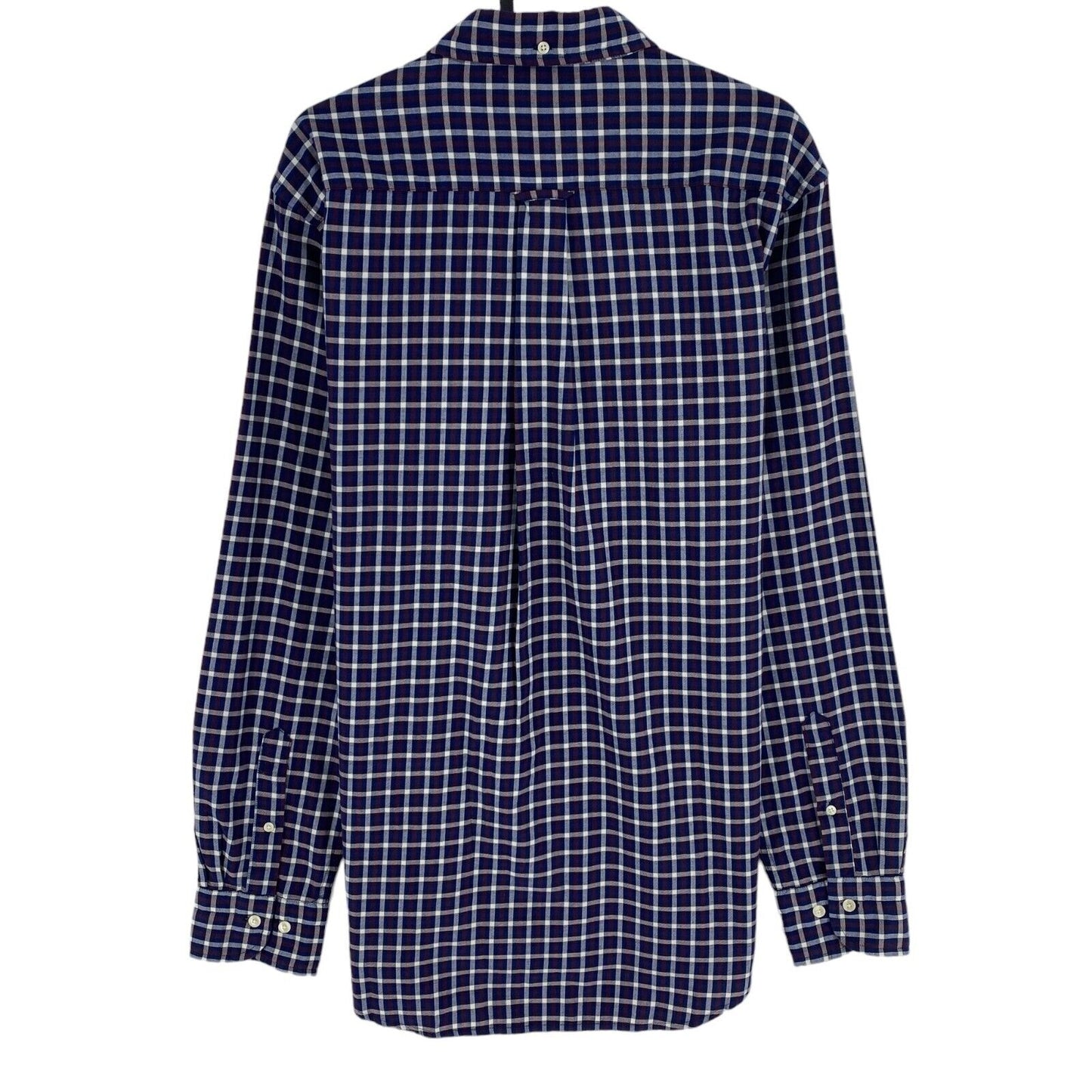 GANT Dark Blue Check Regular Fit Shirt Size M 39/40 15.75