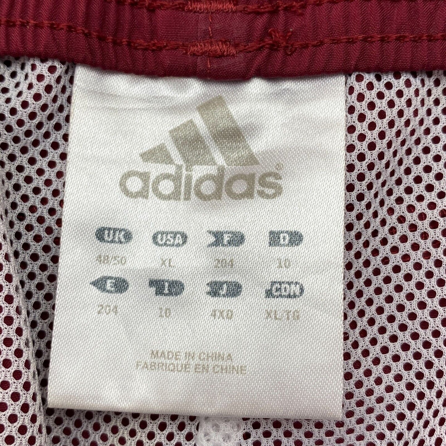 adidas Dark Red Swimwear Swimming Trunks Shorts Size XL W37