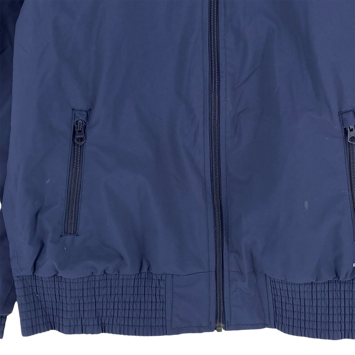 Gaastra Veste à capuche imperméable coupe-vent bleu marine Taille 170-176 cm